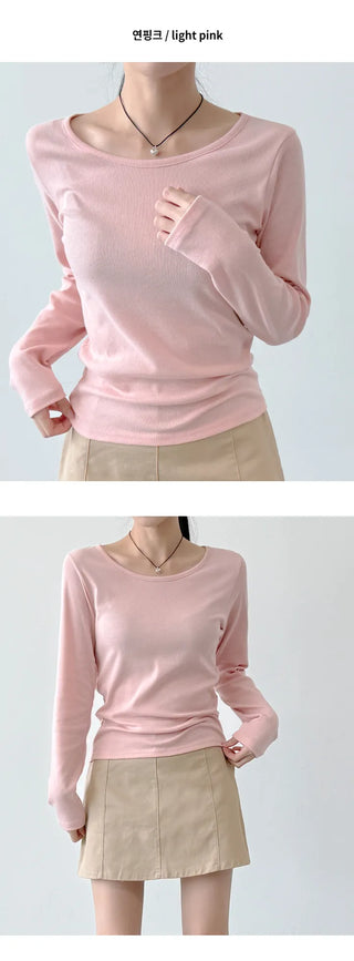 Cotton Long Sleeve Tee