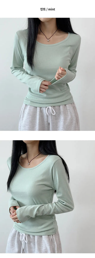 Cotton Long Sleeve Tee
