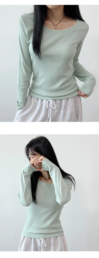 Cotton Long Sleeve Tee