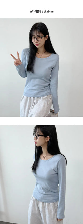 Cotton Long Sleeve Tee