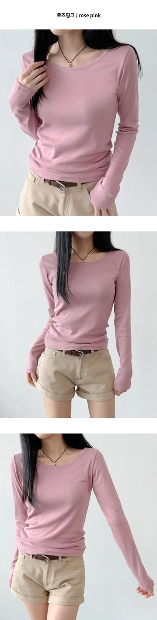 Cotton Long Sleeve Tee