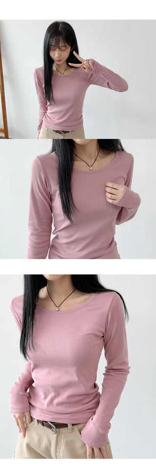 Cotton Long Sleeve Tee