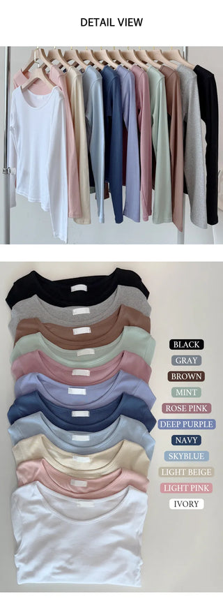 Cotton Long Sleeve Tee