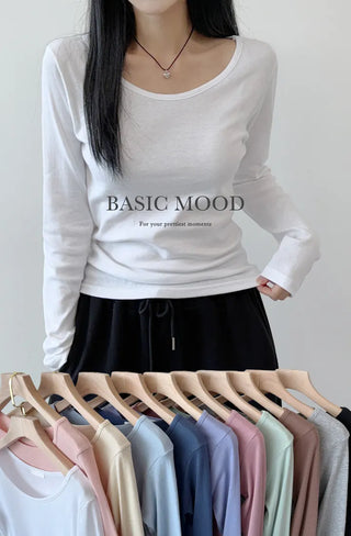 Cotton Long Sleeve Tee
