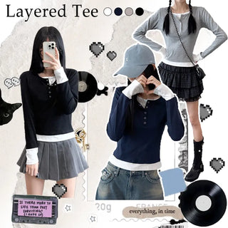 Layered Long Sleeve Tee
