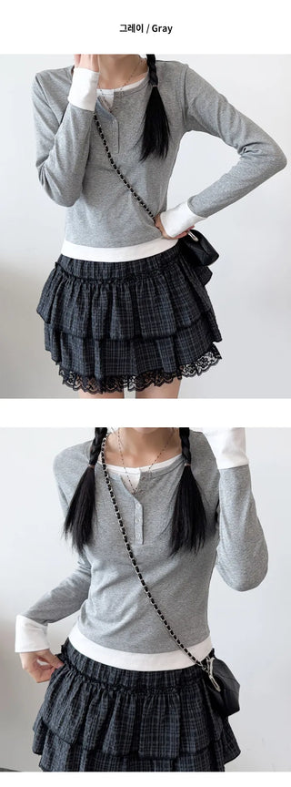 Layered Long Sleeve Tee