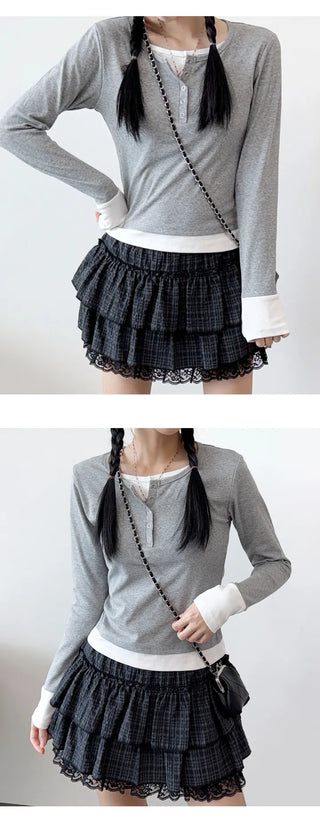 Layered Long Sleeve Tee