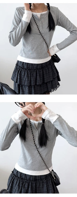 Layered Long Sleeve Tee