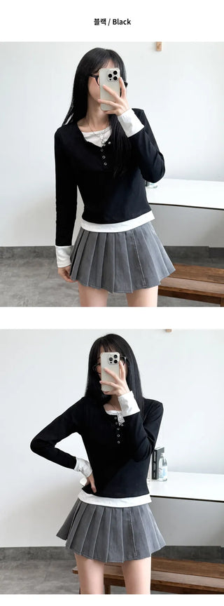 Layered Long Sleeve Tee