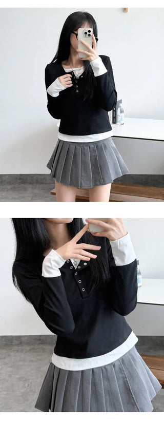 Layered Long Sleeve Tee
