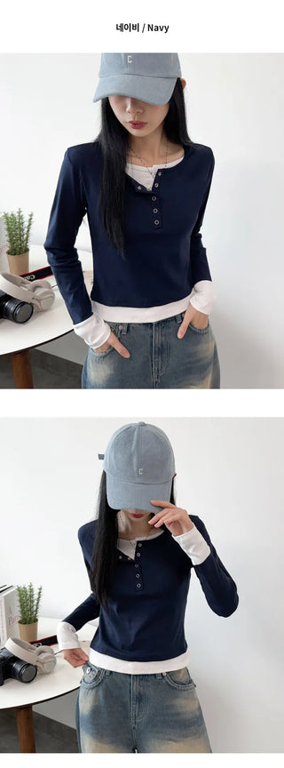 Layered Long Sleeve Tee