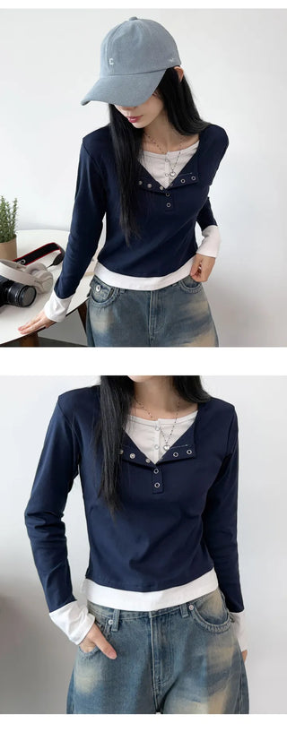 Layered Long Sleeve Tee