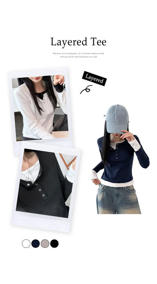 Layered Long Sleeve Tee