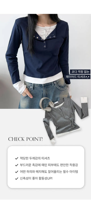 Layered Long Sleeve Tee