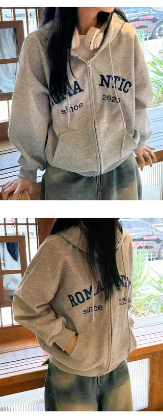 Boxy Zip Hoodie