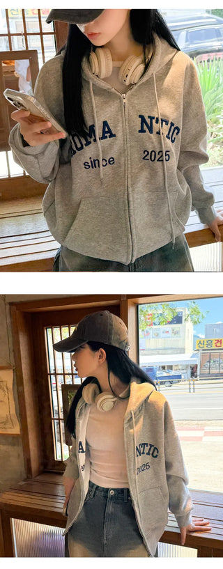 Boxy Zip Hoodie