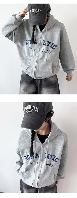 Boxy Zip Hoodie