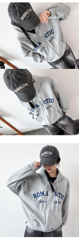 Boxy Zip Hoodie