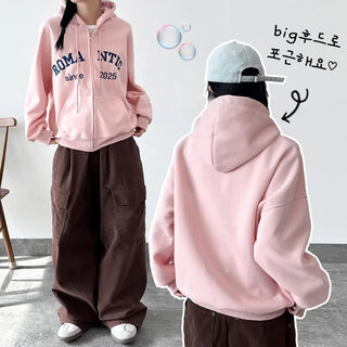 Boxy Zip Hoodie