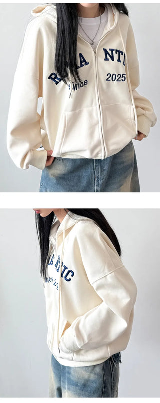 Boxy Zip Hoodie