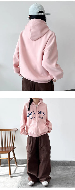 Boxy Zip Hoodie