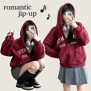 Boxy Zip Hoodie