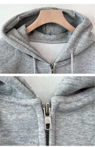 Boxy Zip Hoodie