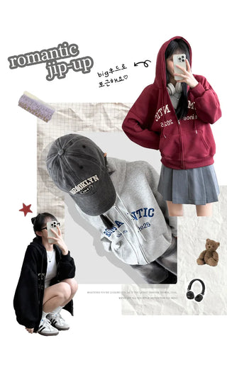 Boxy Zip Hoodie