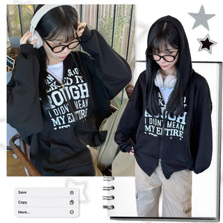 Oversized Zip Hoodie