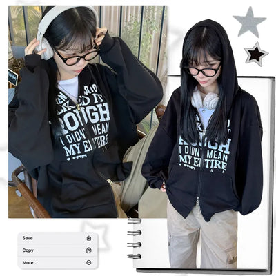 Oversized Zip Hoodie