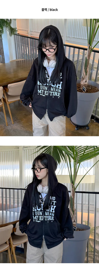 Oversized Zip Hoodie