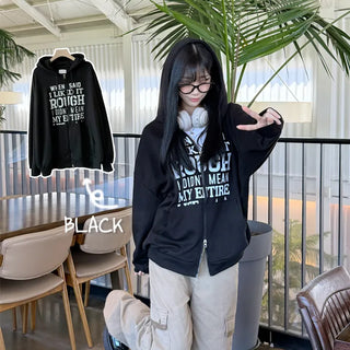 Oversized Zip Hoodie