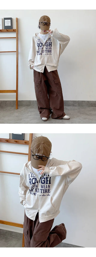 Oversized Zip Hoodie