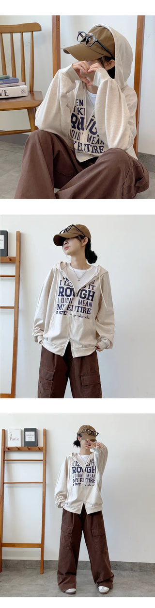 Oversized Zip Hoodie