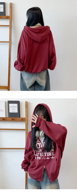 Oversized Zip Hoodie