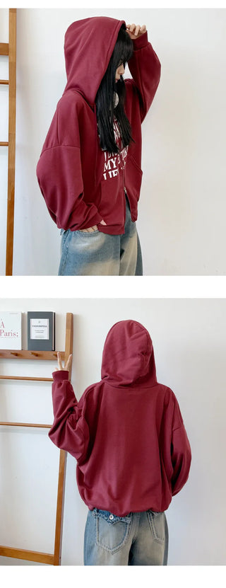 Oversized Zip Hoodie