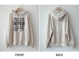 Oversized Zip Hoodie