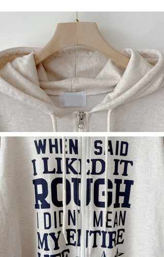 Oversized Zip Hoodie