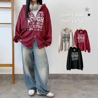 Oversized Zip Hoodie