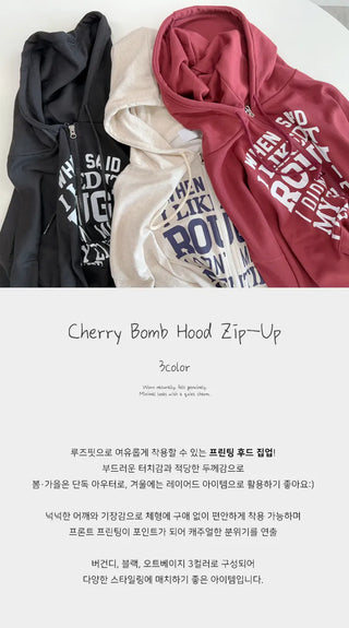 Oversized Zip Hoodie