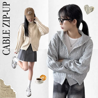 Cable Knit Cardigan