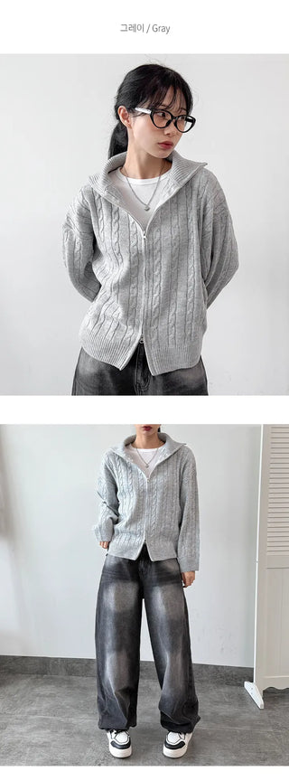 Cable Knit Cardigan