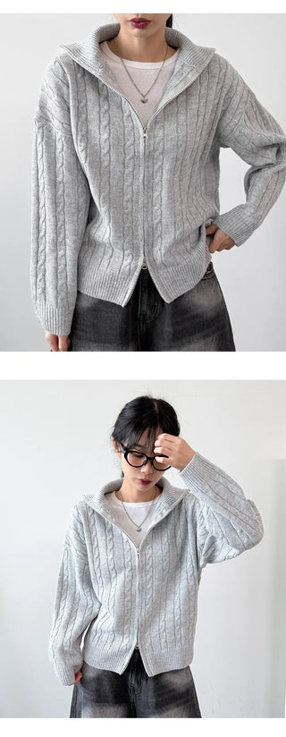 Cable Knit Cardigan