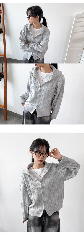 Cable Knit Cardigan