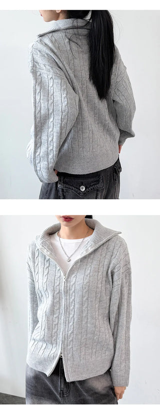 Cable Knit Cardigan