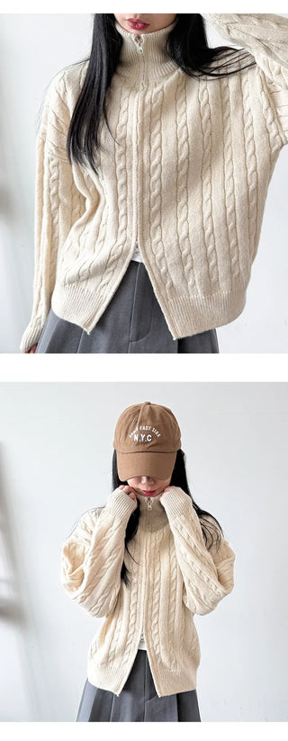 Cable Knit Cardigan