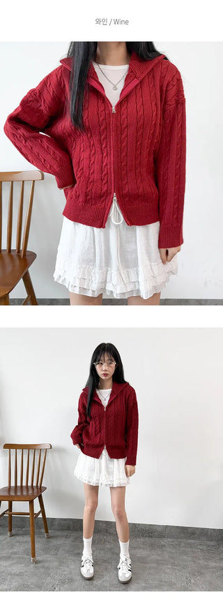 Cable Knit Cardigan