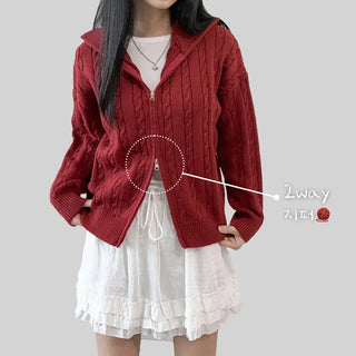 Cable Knit Cardigan