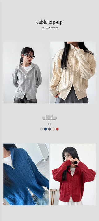 Cable Knit Cardigan