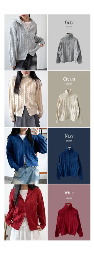Cable Knit Cardigan